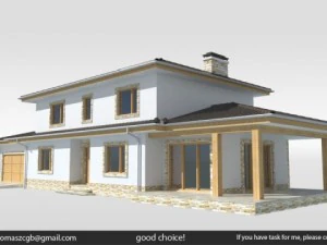 Collection de maisons Modèle 3D