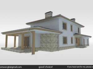 Collection de maisons Modèle 3D