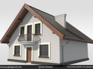 Collection de maisons Modèle 3D
