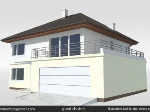 Collection de maisons Modèle 3D