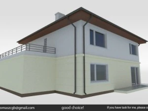 Collection de maisons Modèle 3D