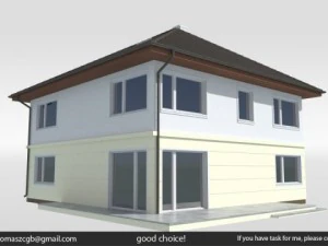 Collection de maisons Modèle 3D