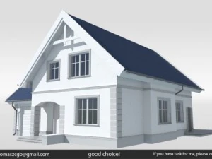 Collection de maisons Modèle 3D