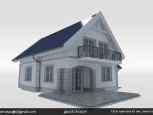 Collection de maisons Modèle 3D