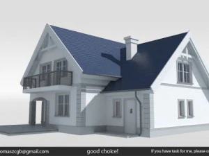 Collection de maisons Modèle 3D