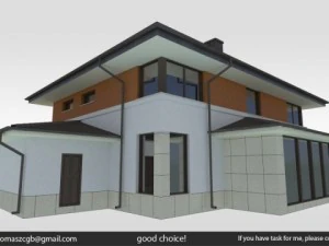 Collection de maisons Modèle 3D