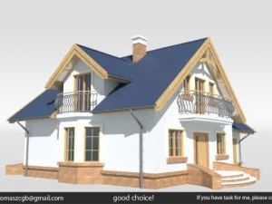 Collection de maisons Modèle 3D