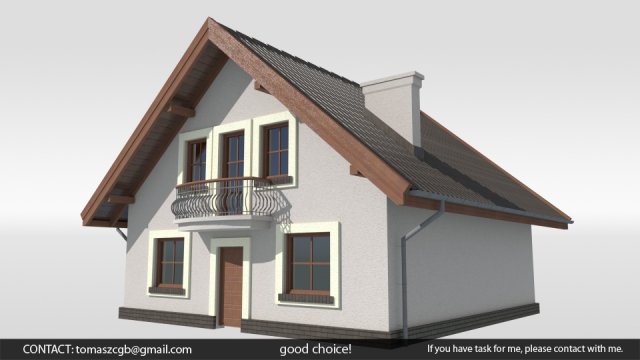 Cyprys house 3Dモデル .c4d .max .obj .3ds .fbx .stl .blend 