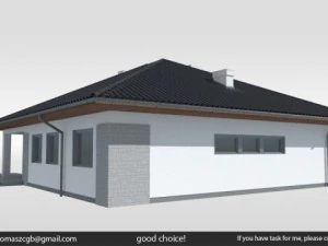 пастельный дом 3D Модель