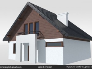 Cyprysek house 3D Model