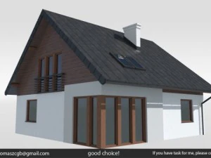 Cyprysek house 3D Model