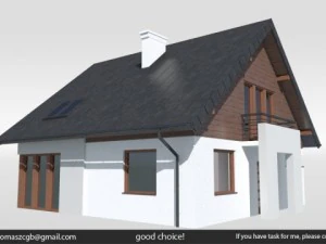 Cyprysek house 3D Model