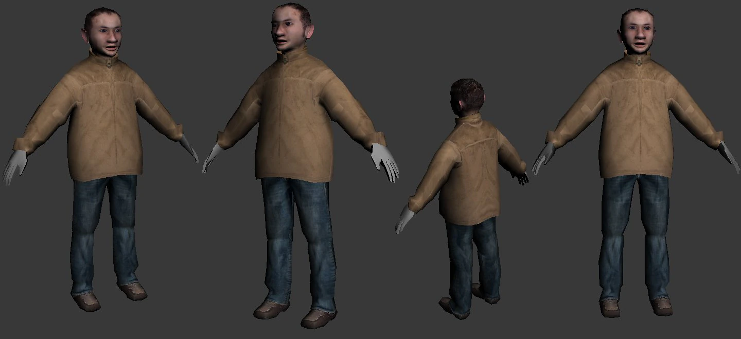 character  male 3D Model .c4d .max .obj .3ds .fbx .stl .blend 