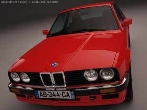 bmw e30 3D Model