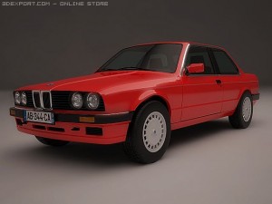 bmw e30 3D Model