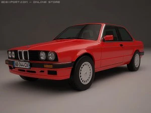 bmw e30 3D Model