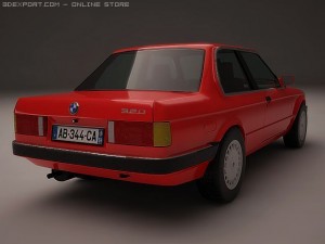 bmw e30 3D Model