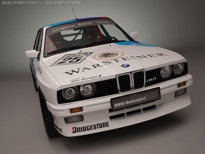 bmw e30 m3 3D 模型