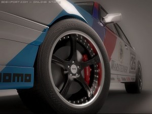 bmw e30 m3 3D 模型