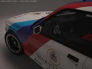 bmw e30 m3 3D 模型