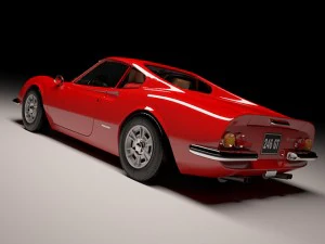 ferrari dino 246 gt 3D Model