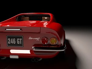 ferrari dino 246 gt 3D Model