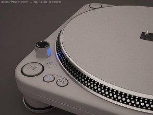 reloop rp6000 mk6 3D-Modell
