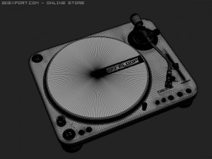 reloop rp6000 mk6 3D-Modell