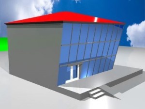 commercal building 3D मॉडल