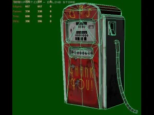 vintage gas pump 3D Model