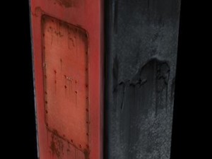 vintage gas pump 3D Модель
