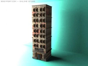 broken apartement 3D Model