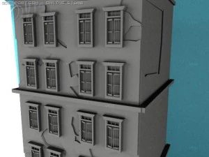 broken apartement 3D Model