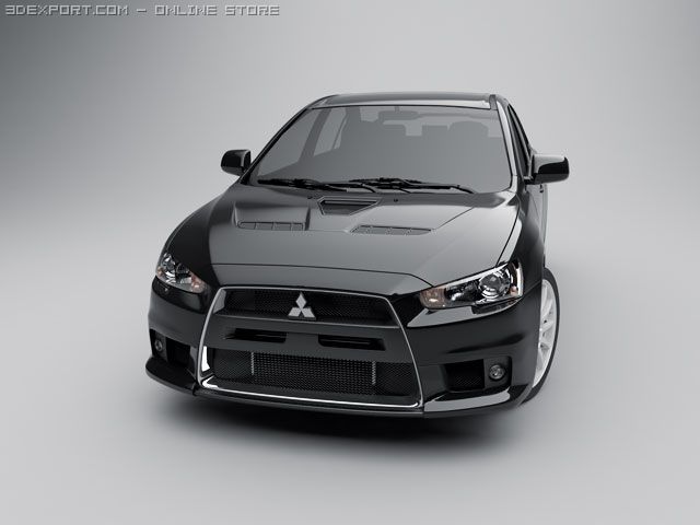 lancer x 3D 模型 .c4d .max .obj .3ds .fbx .stl .blend 