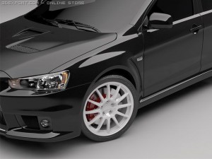 lancer x 3D 模型