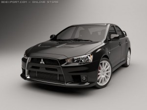 lancer x 3D 模型