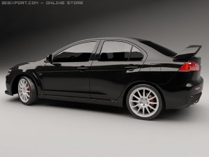 lancer x 3D 模型