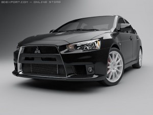 lancer x 3D 模型