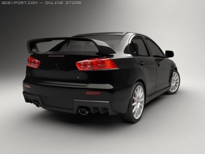 lancer x 3D 模型