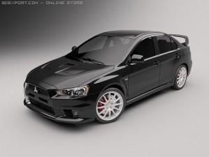 lancer x 3D 模型