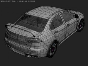 lancer x 3D 模型