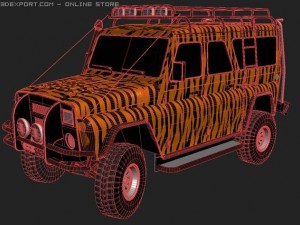 uaz 3153 Modèle 3D