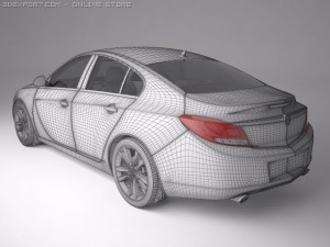 opel insignia 3Dモデル