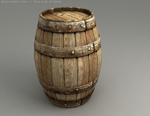 barrel Modèle 3D .c4d .max .obj .3ds .fbx .stl .blend 