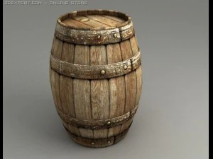 barril Modelo 3D