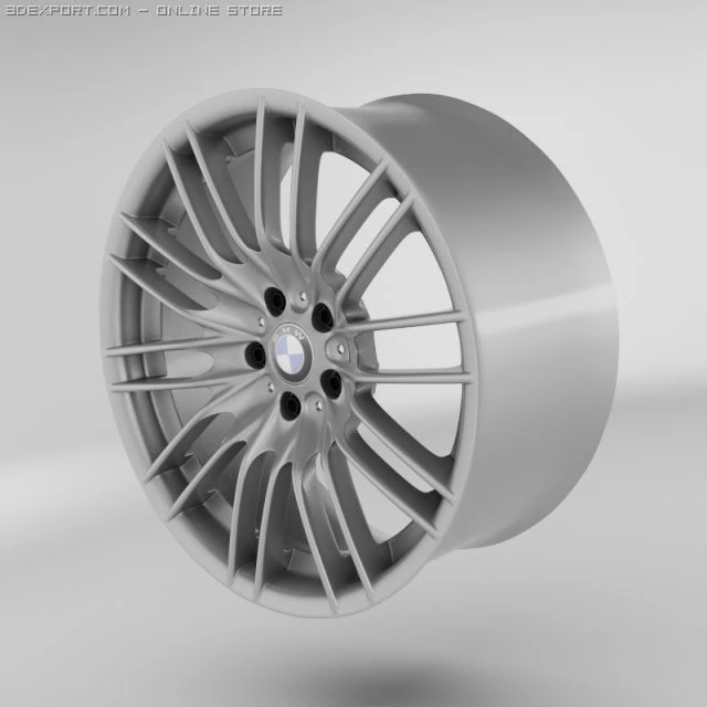 bmw wheel 3D Model .c4d .max .obj .3ds .fbx .stl .blend