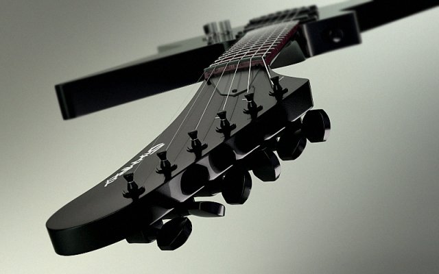 guitar 3D मॉडल .c4d .max .obj .3ds .fbx .stl .blend 