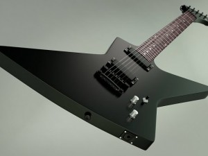 guitar 3D मॉडल