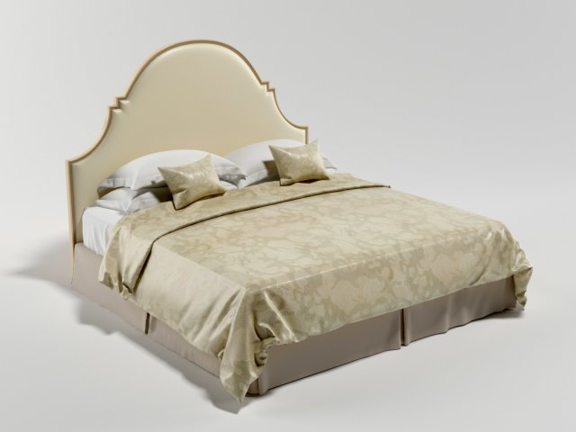 provence bed 3D Model .c4d .max .obj .3ds .fbx .stl .blend 