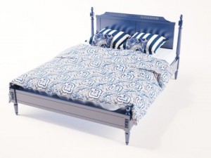 provence bed 2 3D-Modell